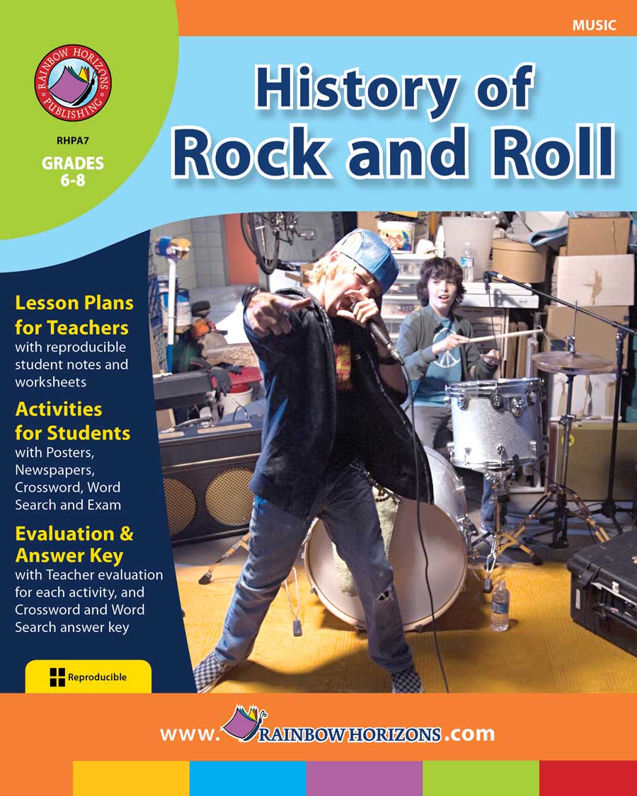 History Of Rock And Roll Gr. 6-8 - print book