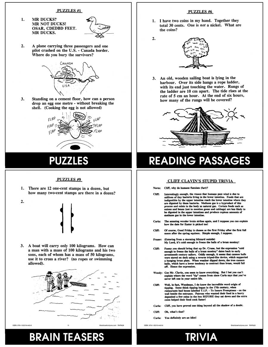 Mind Games & Puzzles Gr. 4-6 - print book