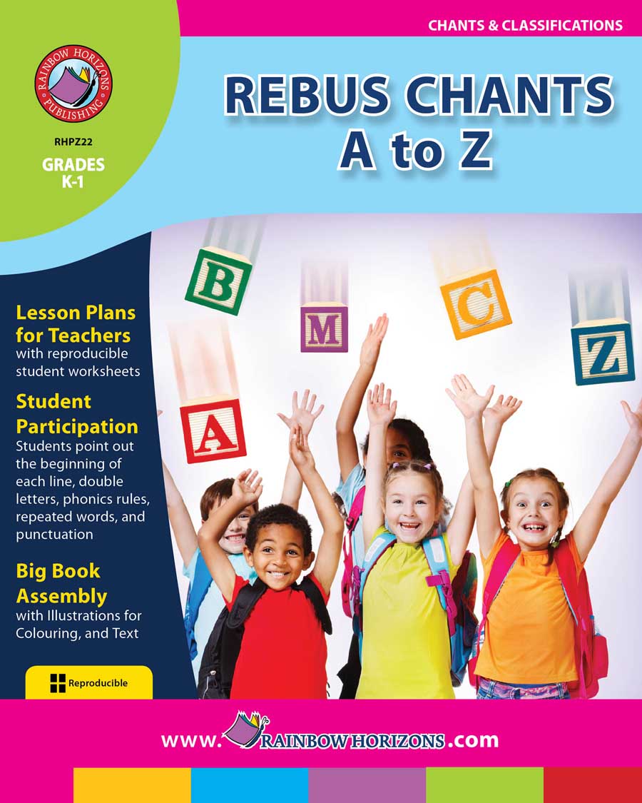 Rebus Chants A to Z Gr. K-1 - print book