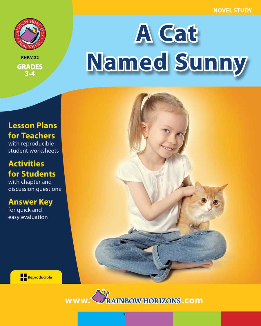 A Cat Named Sunny (Novel Study) Gr. 3-4 - print book