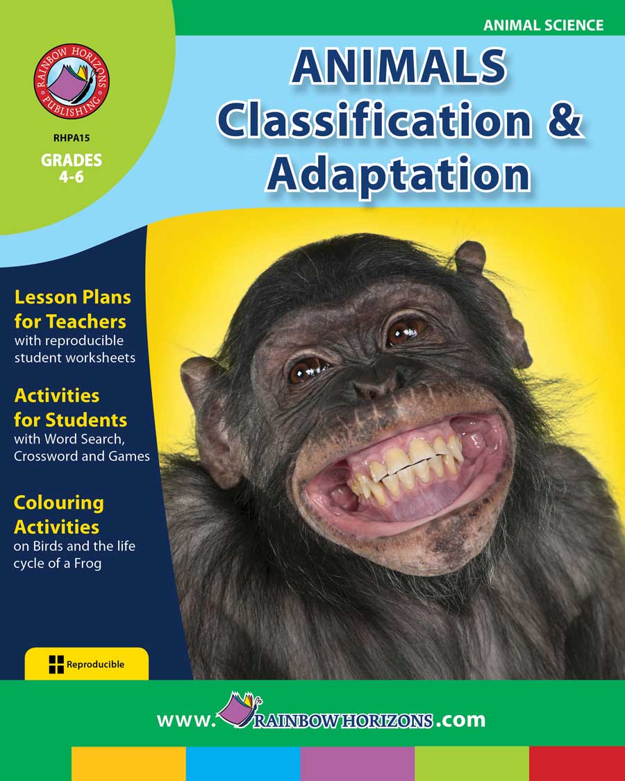 Animals: Classification & Adaptation Gr. 4-6 - print book