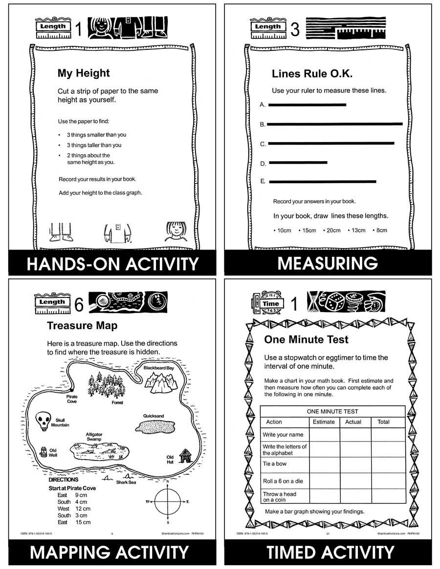 Let's Measure Up: Length, Time, Perimeter - Grades 4 to 6 ...