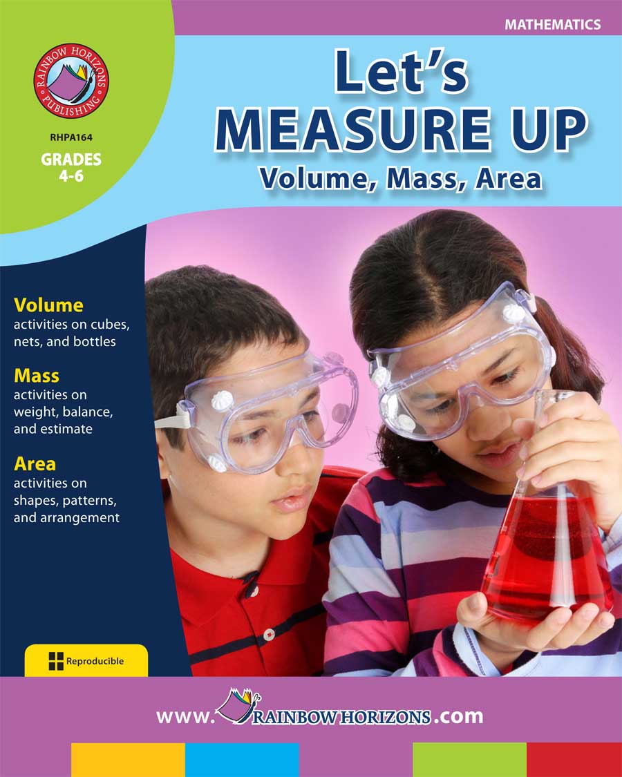 Let's Measure Up: Volume, Mass, Area Gr. 4-6 - print book