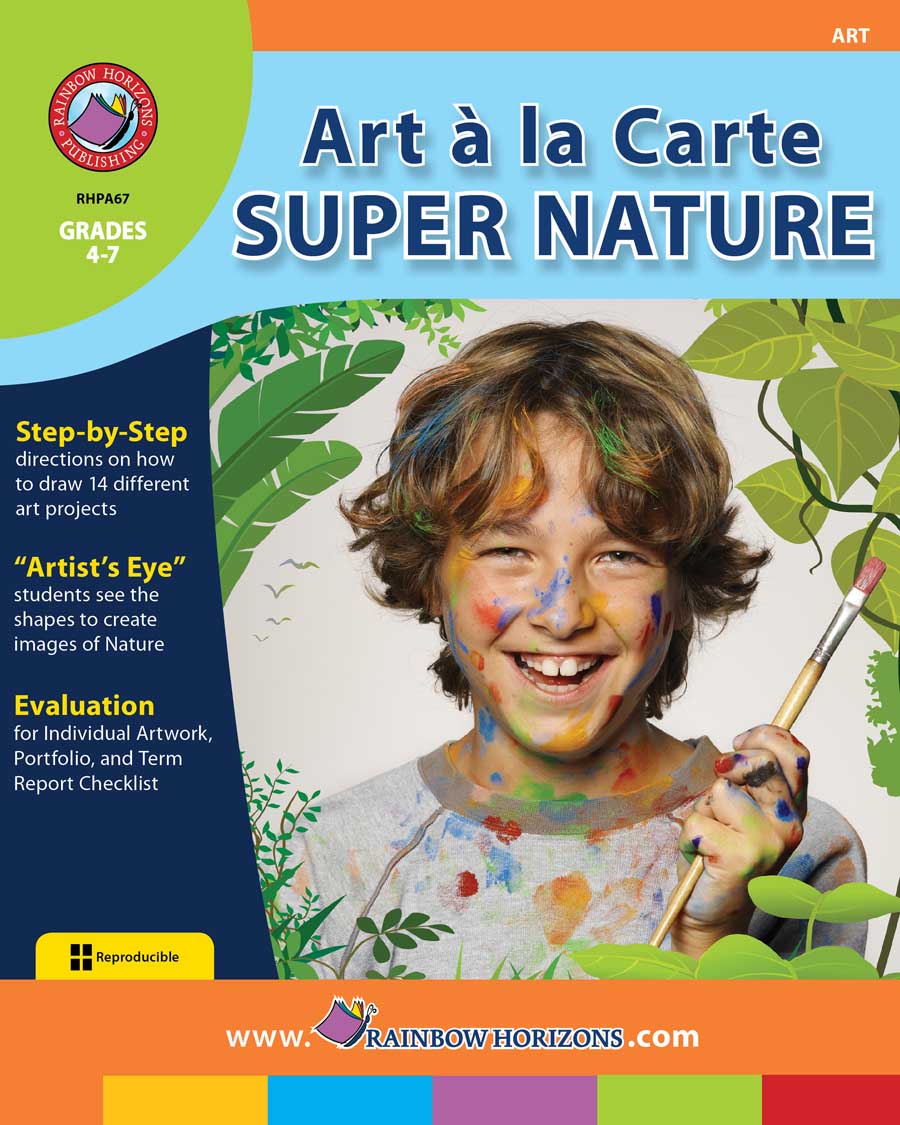 Art A La Carte: Super Nature Gr. 3-4 - print book