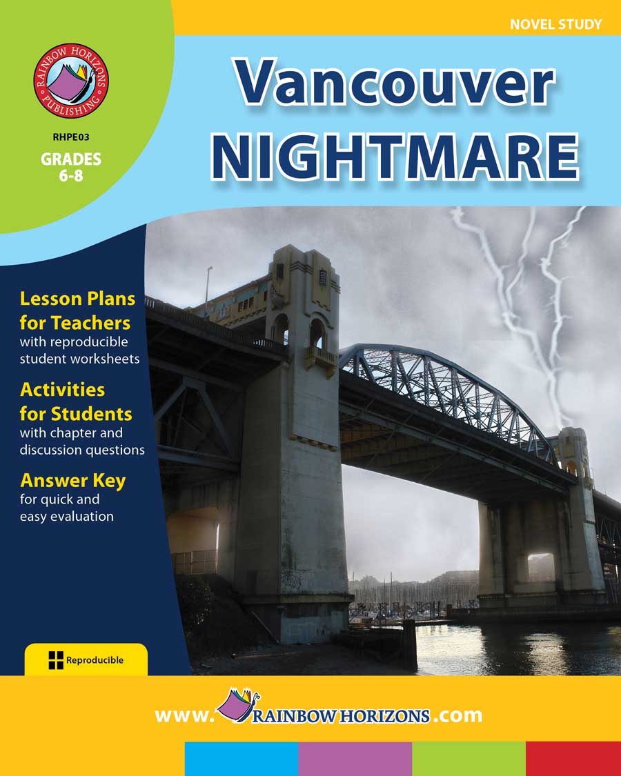 Vancouver Nightmare (Novel Study) Gr. 6-8 - print book