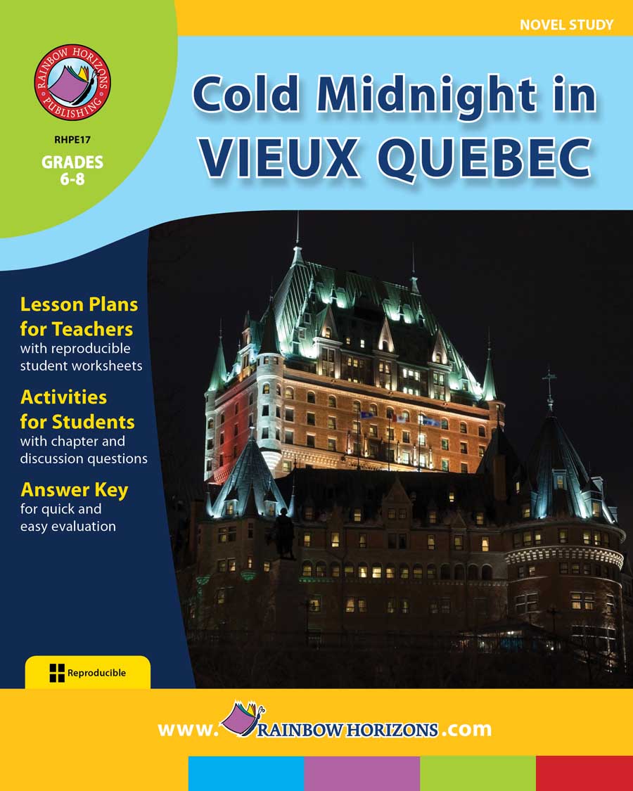 Cold Midnight In Vieux Quebec (Novel Study) Gr. 6-8 - print book