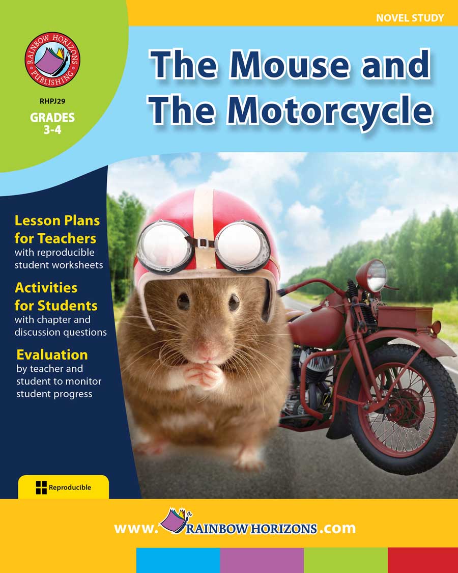 The Mouse and The Motorcycle (Novel Study) Gr. 3-4 - print book