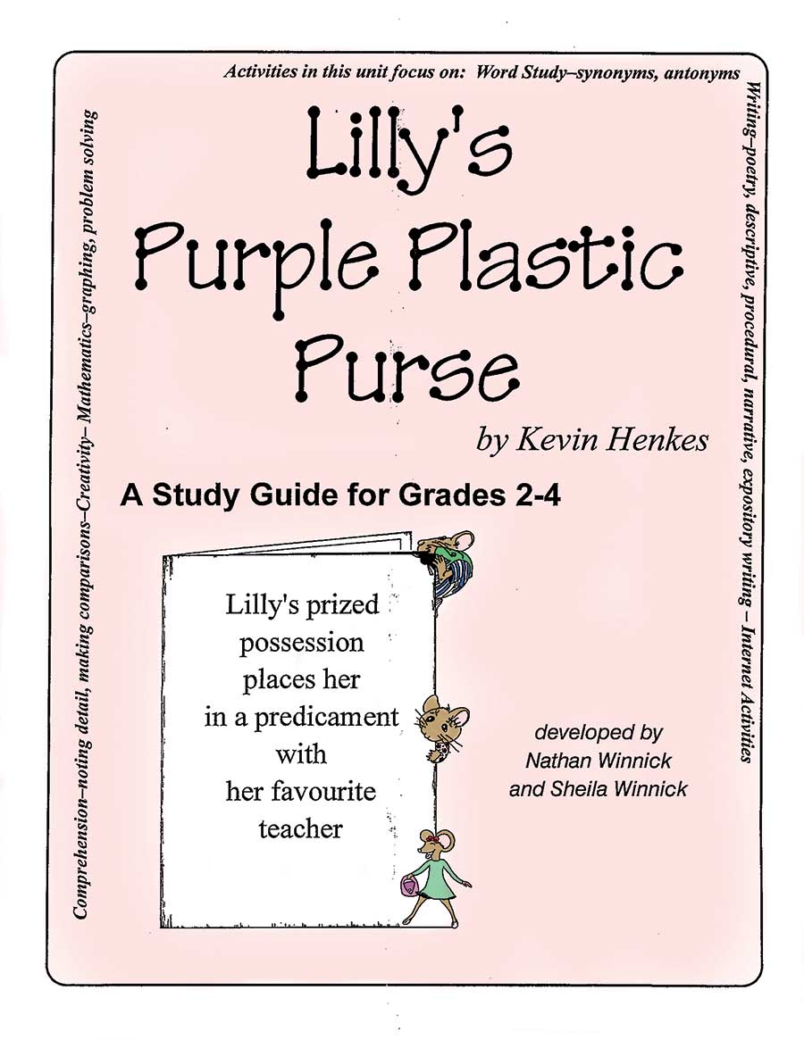 LILLY'S PURPLE PLASTIC PURSE - STUDY GUIDE Gr. 2-4 - eBook
