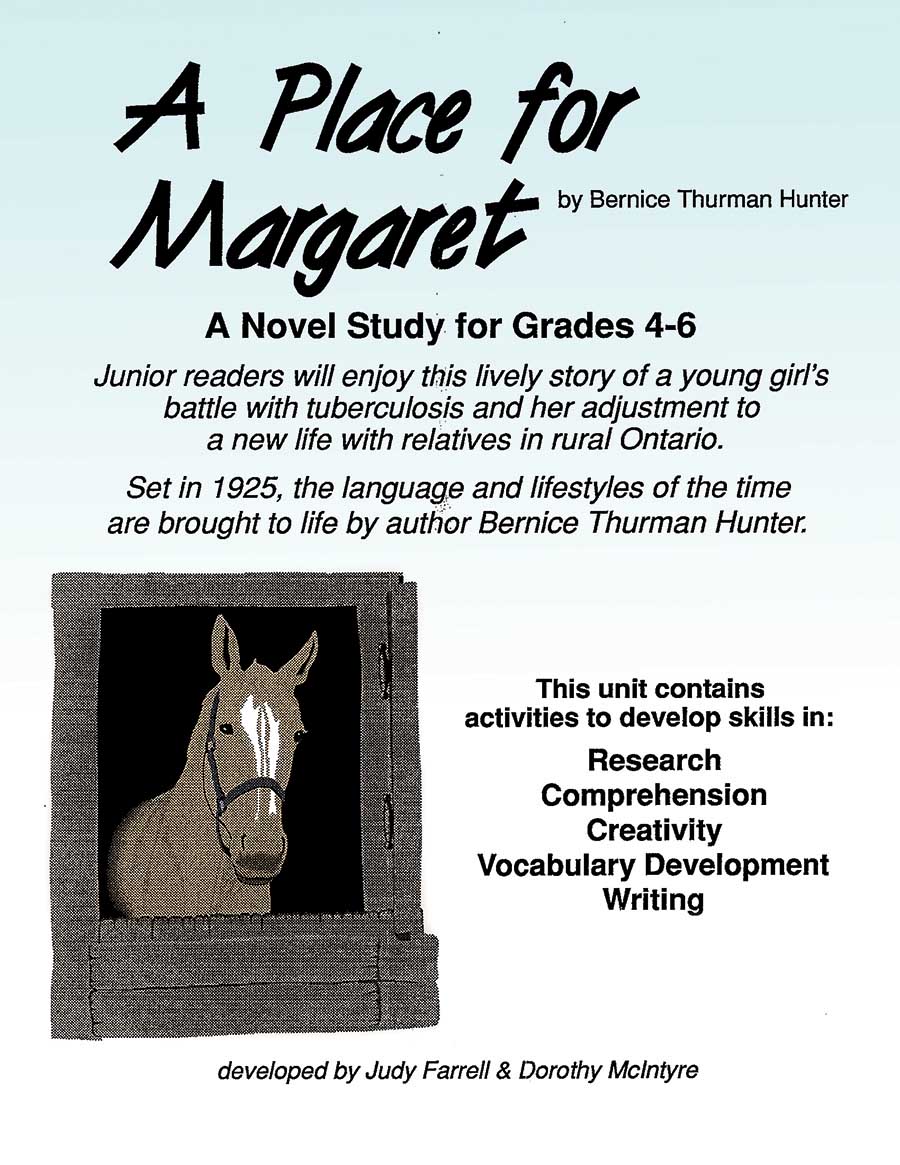 A PLACE FOR MARGARET NOVEL STUDY Gr. 4-6 - eBook