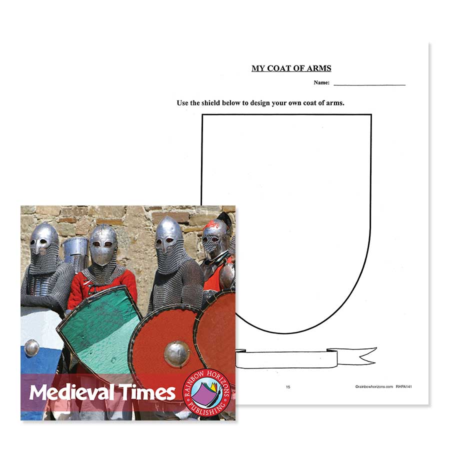 Medieval Times: My Coat of Arms Gr. 4-6 - WORKSHEET - eBook