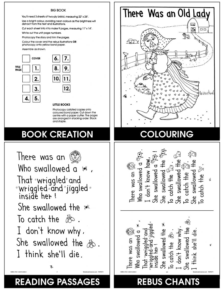 Big Book: There Was An Old Lady Gr. K-3 - eBook