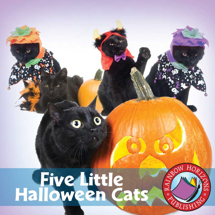 Five Little Halloween Cats Gr. 1-2 - eBook