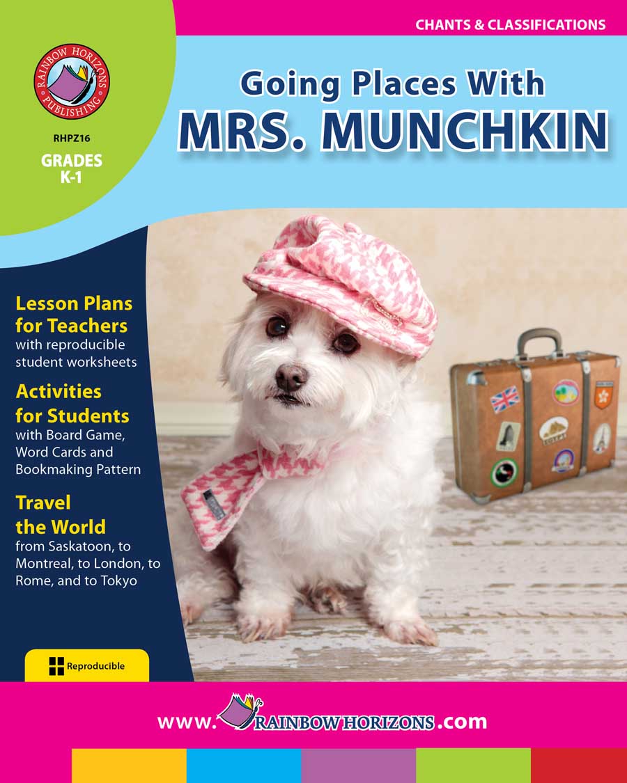 Going Places With Mrs. Munchkin Gr. K-1 - print book