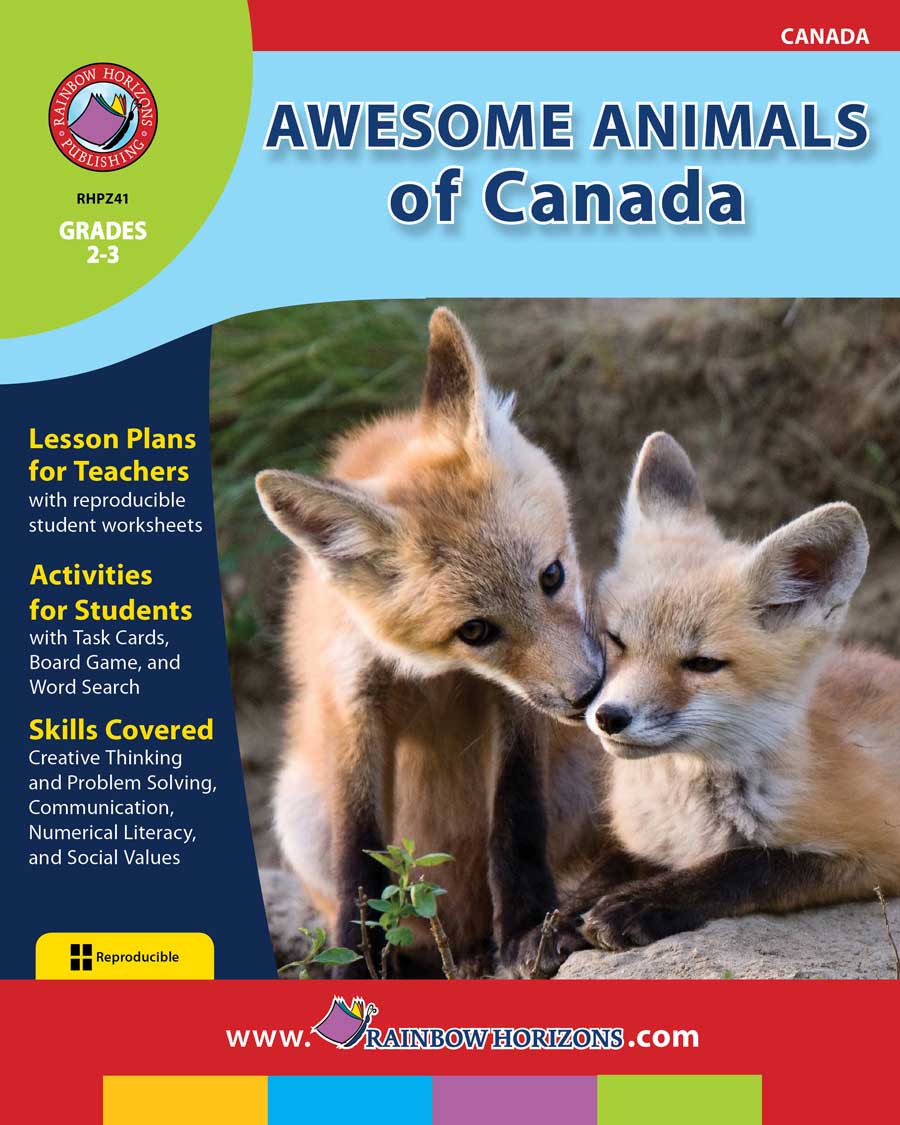 Awesome Animals of Canada Gr. 2-3 - print book