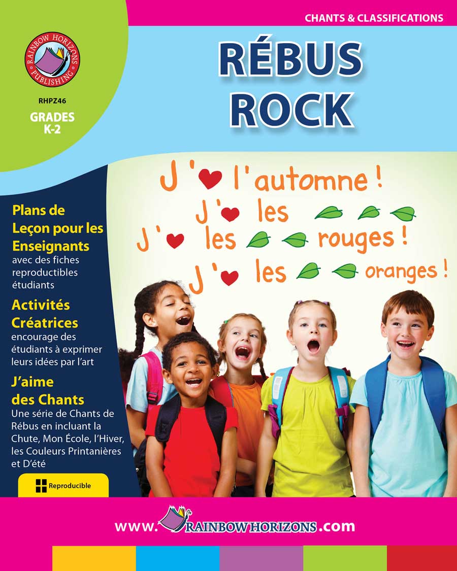 Rébus Rock (French) Gr. K-2 - print book