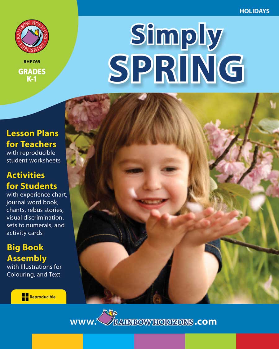 Simply Spring  Gr. K-1 - print book