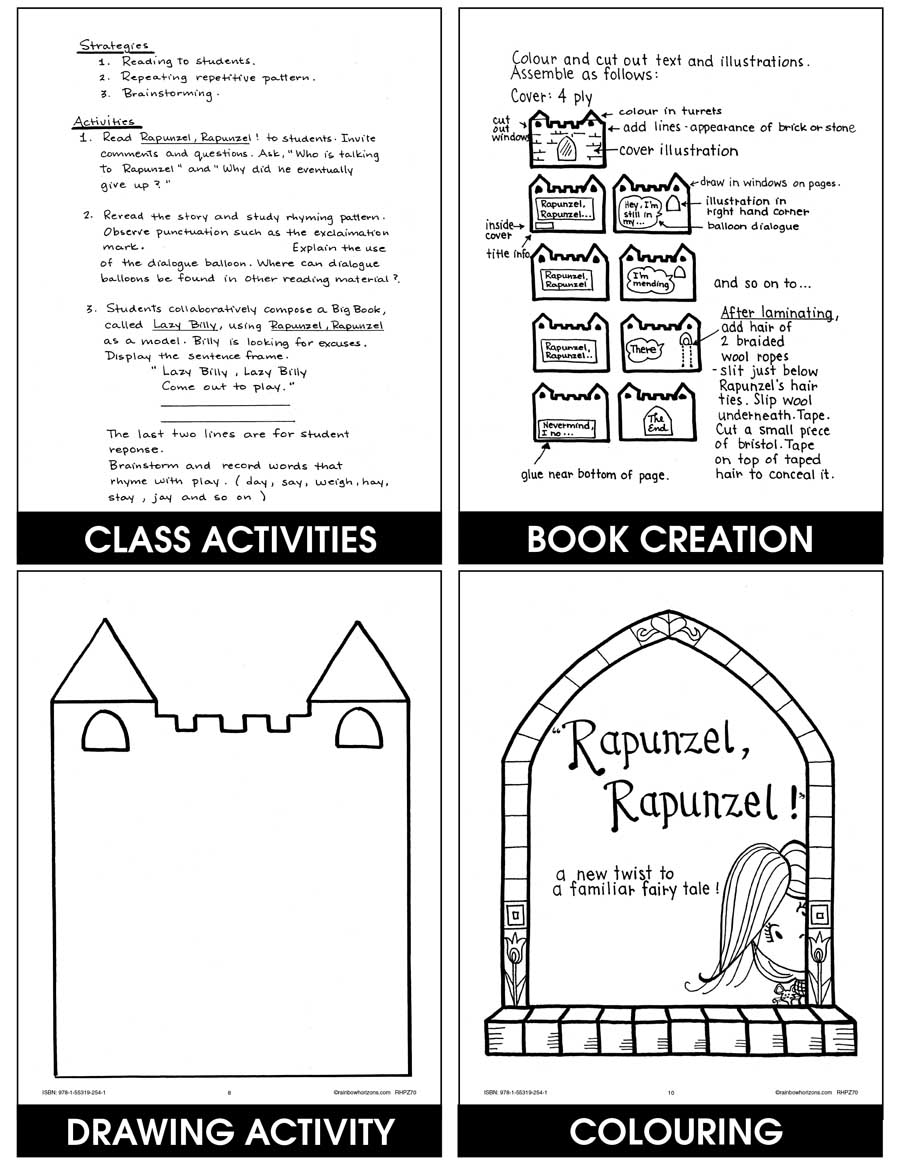 Big Book: Rapunzel, Rapunzel Gr. K-3 - print book