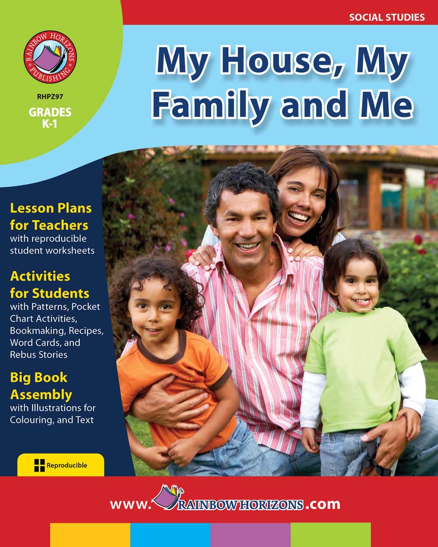 My House, My Family and Me Gr. K-1 - print book
