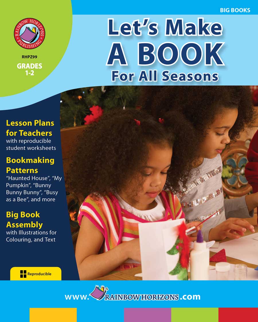 Let's Make A Book For All Seasons Gr. 1-2 - print book